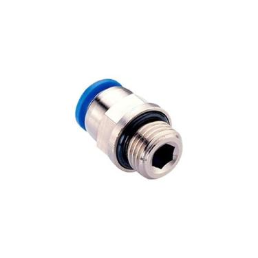 Imagem de Conexão Rápida Reta Macho 08 Mm X 1/4 Bsp - Brasil Eletropneumática, R