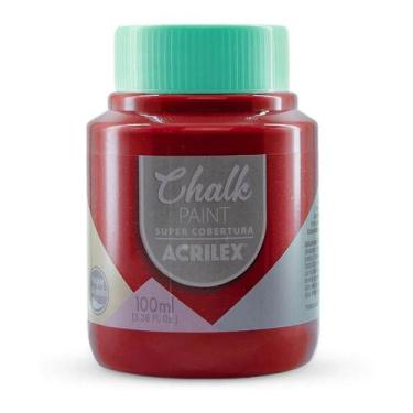 Imagem de Tinta Chalk Paint Acrilex 100ml 816 Vermelho Nepal