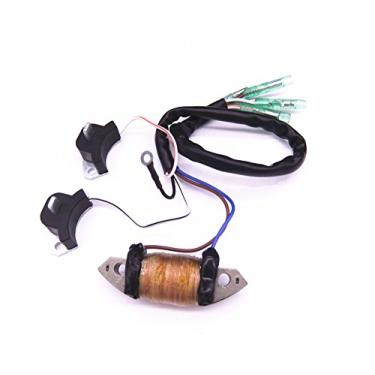 Imagem de Bobina de carga do motor de barco 69P-85541-09 e bobina pulsante 61N-85543-09 e 61N-85543-19 para motor externo Yamaha C 25HP 30HP 2-Stroke E25B E30H