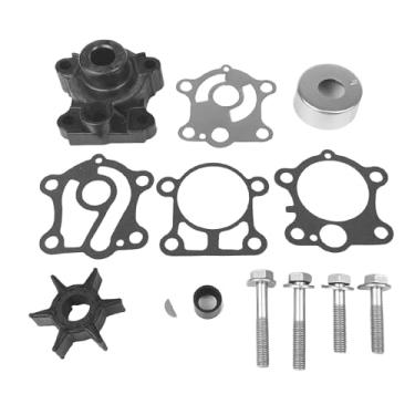 Imagem de 6J8-W0078-01-00 Kit de reparo do impulsor da bomba de água com caixa para Yamaha motor de popa de 2 tempos 25 30 HP peças de reposição para motor de barco Sierra 18-3430 6J8-W0078-A1-00
