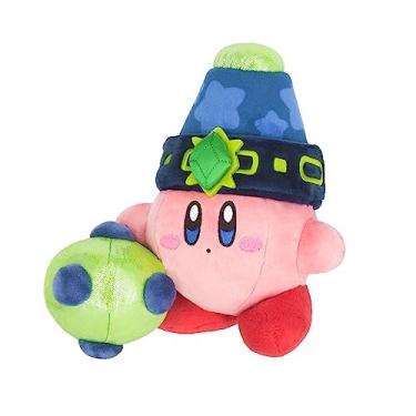Imagem de Sanei Boeki: Kirby and The Forgotten Land: All Star Collection Chain Bomb Kirby 6 Inch Plush
