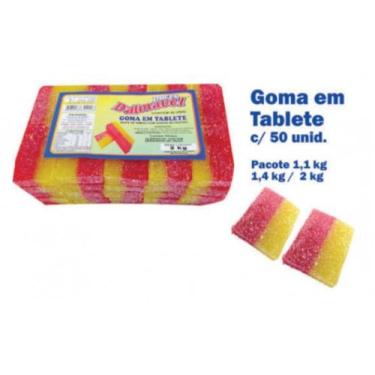 Imagem de Goma colorida em tablete - Dalmavel