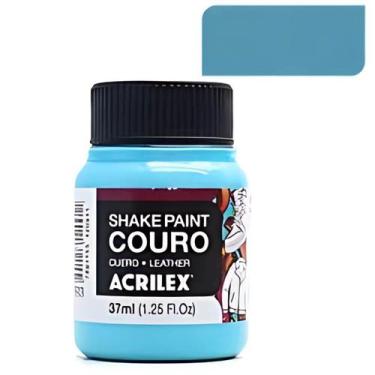 Imagem de Tinta Pinta Couro Shake Paint Acrilex 37ml Natural Sintético, Azul Cel