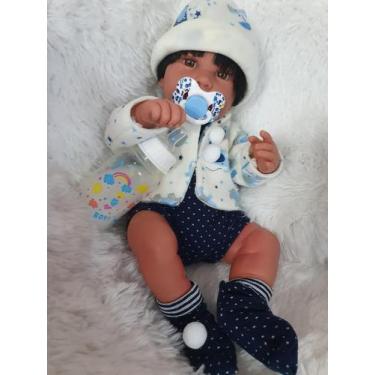 Imagem de Bebê Reborn Menino Anny Doll Baby - BONECA BEBE REBORN 