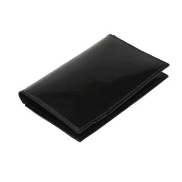 Imagem de Carteira Masculina Couro Porta Cartão Slin - CWR, Único, Preto Verniz