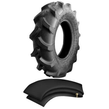 Imagem de Kit Pneu Microtrator Tobata Tam1400 Gn18 Master 600-12 Tt 6R-1 Tm75 Pi