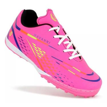 Imagem de Chuteira Society Feminina  Futebol Juvenil Masculina Grama Sintética P