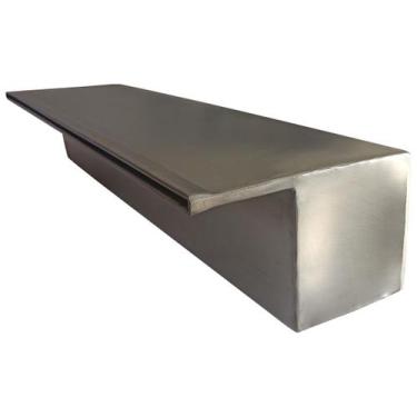 Imagem de Cascata Inox Embutir 40cm Lâmina Curta - Shop das Cascatas