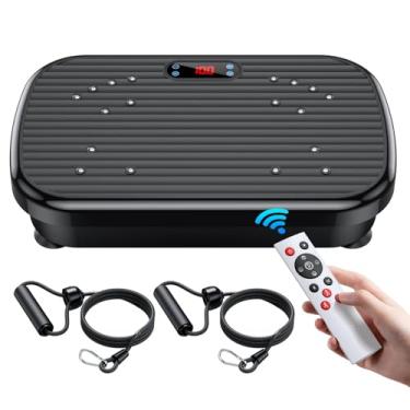 Imagem de PUREROYI Máquina De Exercício De Plataforma Vibratória, Plataforma Vibratória Para Drenagem Linfática, Capacidade De 330 Libras, Máquinas De Plataforma Vibratória Para Todo O Corpo, Ajuda Na Perda D