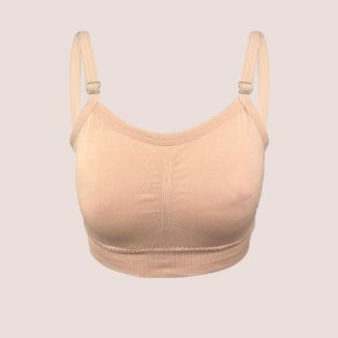 Imagem de 3 Top Teen Sem Costura Zee Rucci Com Bojo Removível Juvenil, Rosa, P