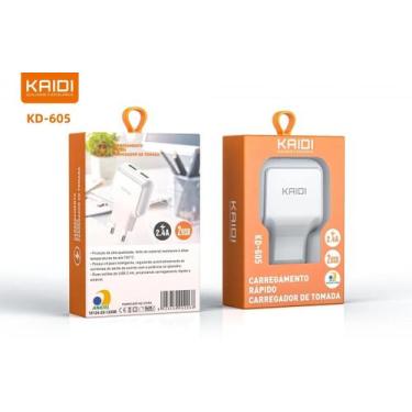Imagem de Carregador Kaidi Para Smartphone Android Micro-USB V8 KD-605S