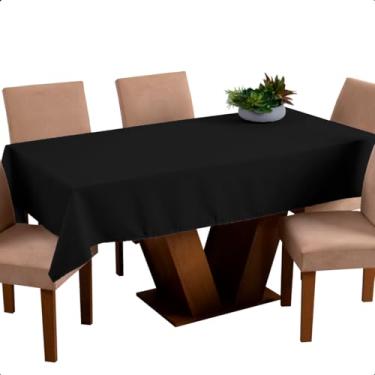 Imagem de Toalha de Mesa para 10 Lugares Retangular 3,00x1,40m Oxford (Preto)
