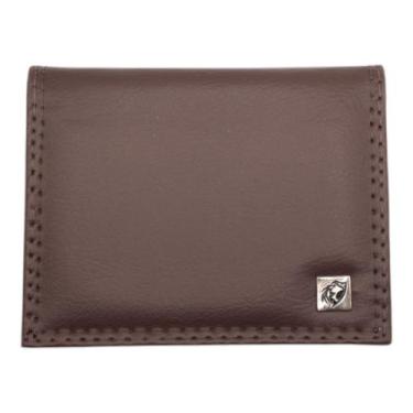 Imagem de Carteira Masculina Compacta material sintético RFID 6 Cartões CNH Nota