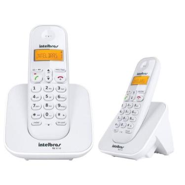 Imagem de Kit Telefone TS 3110 Intelbras Com extensão Data Hora Alarme
