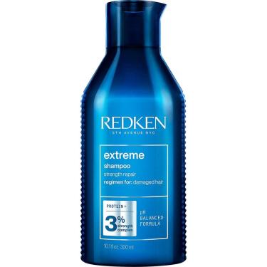 Imagem de Shampoo Redken Extreme Strengthen para reparar cabelos danificados 300ml