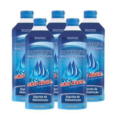 Imagem de 5 algicida de manutenção 1 litro - cris água