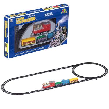 Imagem de Brinquedo Trem Expresso com Trilho Oval Art Brink 6 +