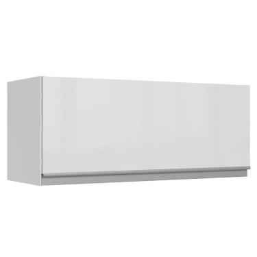 Imagem de Armário Aéreo Acordes Glamy 100% mdf 1 Porta Branco Madesa