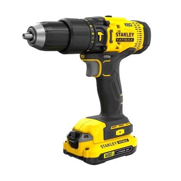 Imagem de Furadeira/ Parafusadeira de Impacto Stanley, 20V, 2 baterias