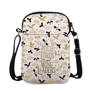 Imagem de Bolsa tiracolo inspirada na quarta asa, Dragon Rider, bolsa mensageiro Basgiath War College Fans Gift High Lords and Wingleaders Gift, Highlordcrosss