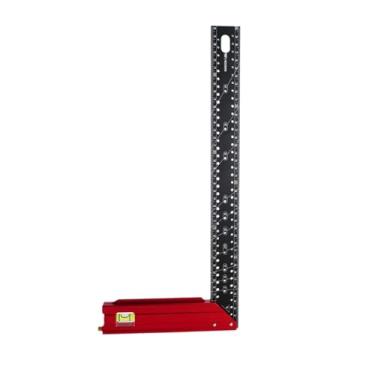 Imagem de Ｂｅｓｇａ Medida do régua de madeira Medida Régua robusta Ferramenta de marca de escriba multifuncional de vários ângulos para fazer ferramentas de elaboração, 40cm