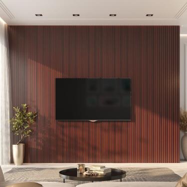 Imagem de Painel Ripado De Pvc 270 Cm X 0,15cm Cedrinho