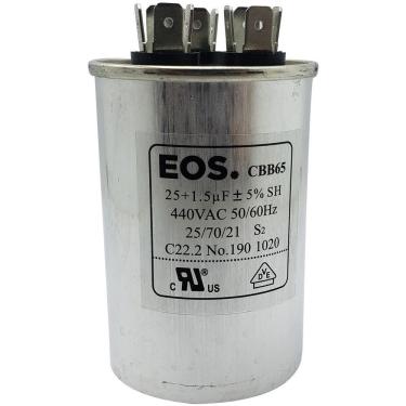 Imagem de Capacitor 25+1,5 Mfd 440v