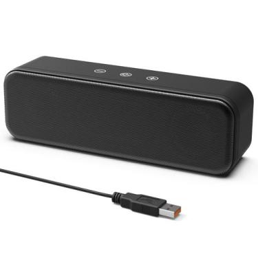 Imagem de Alto-falantes USB para computador XKX atualizado para PC desktop e lap