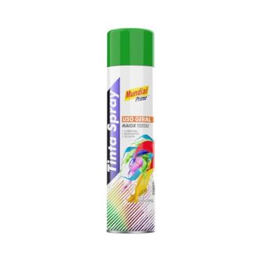 Imagem de Tinta Spray Uso Geral 400ml, MUNDIAL PRIME, Verde Bandeira, AE01000105