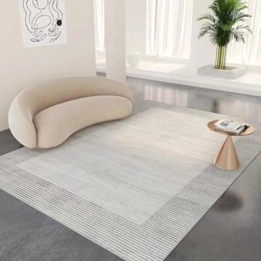 Imagem de Tapete grande para sala de estar, macio e confortável, decoração para quarto, sofá, mesa, tapete lavável (300x400 cm/sem fiapos - 13)