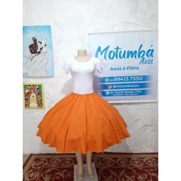 Imagem de Saia Simples Serão Tam Unico - Motumbá, Laranja