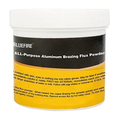 Imagem de BLUEFIRE Pó de fluxo de soldagem para hastes de soldagem de alumínio de 14 g de tubo de solda de fluxo de solda de solda de baixa temperatura de derretimento fácil fluxo de solda