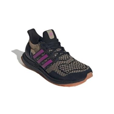 Imagem de adidas Ultraboost 1.0 Sustain Tênis feminino, Arenito quente/Purple Burst/Preto, 35