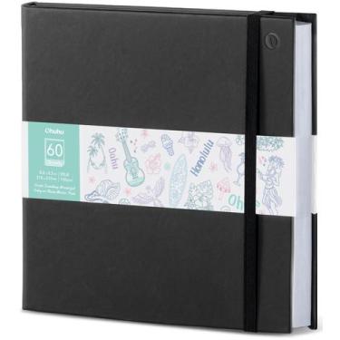 Imagem de Marcador Ohuhu de dupla face 8,3 x 8,3 cm 150 g/m2 60 folhas