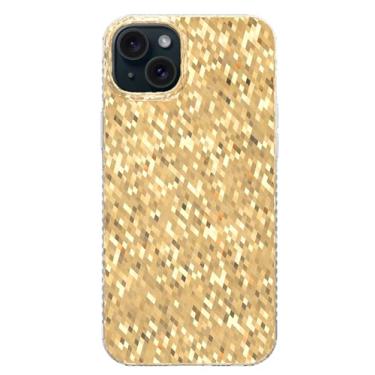 Imagem de LONLI Hue - Capa de telefone brilhante com faceta de diamante dourado champanhe para iPhone 15 - [acabamento brilhante, proteção de glitter de luxo] - [amortecedor absorvente de choque de 360°] - para