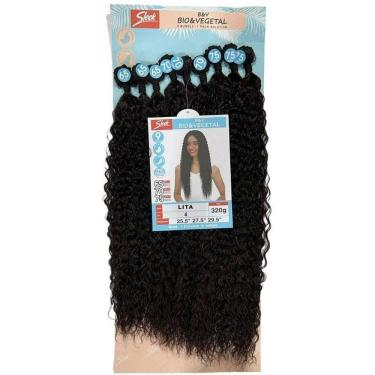 Imagem de Cabelo Cacheado Oganico De Bio Fibra Sleek - Lita 320g Cor:4