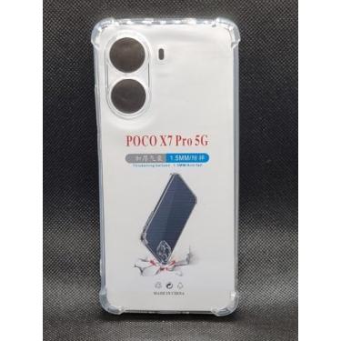 Imagem de Capa Anti Impacto TPU Transparente Para Poco X7 PRO 5G