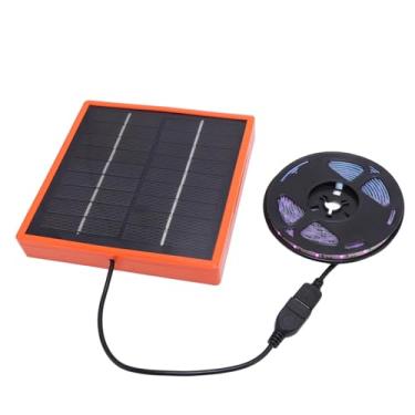 Imagem de GOWENIC Planta Solar Grow Light, 5W Espectro Completo Estável LED LED Movido a Luz de Cultivo para Plantas Internas Estufa Vege (5m / 16,4ft)