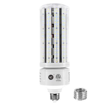 Imagem de NS Lâmpadas LED 100W Cob Corn, 5000K, AC110-277V, 16000lm, base E26/E39, LED substituição de halogeneto metálico HID CFL para armazém de iluminação industrial comercial luminária de alta baía garagem