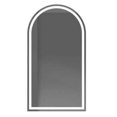 Imagem de WHL Alexanders Espelhos arqueados de parede espelho moderno HD Vanity espelho de banheiro luminoso adequado para sala de estar quarto banheiro espelhos montados na parede