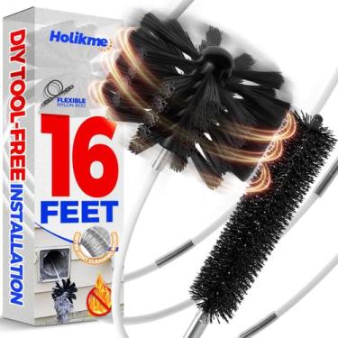 Imagem de Kit de limpeza de ventilação do secador Holikme 5m com cabeça de escov