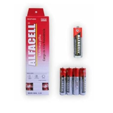 Imagem de Pilha AAA Palito Caixa Tubo Com 60 Unidades 3A 1,5v Alfa Alto Desempenho
