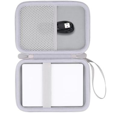 Imagem de co2CREA Capa de viagem rígida de substituição para Apple Magic Trackpad (capa branca)