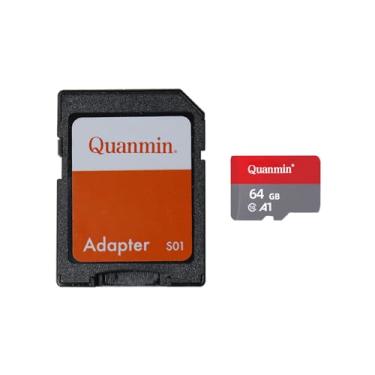 Imagem de Cartão micro SD de 64 GB com adaptador - cartão de memória UHS-I classe 10, velocidade de leitura de até 100 MB/s - à prova d'água e à prova de choque para telefone, câmera, drone (preto)