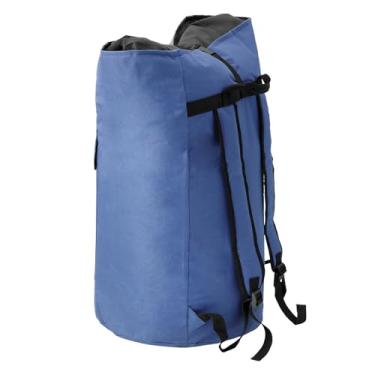 Imagem de Mochila de lavanderia, grande bolsa de lavanderia de viagem, mochila de lavanderia resistente com alças de ombro, mochila portátil, bolsa de lavanderia para faculdade, dormitório, acampamento de