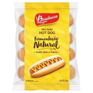 Imagem de Pão para Hot Dog Bauducco Fermentação Natural 200g