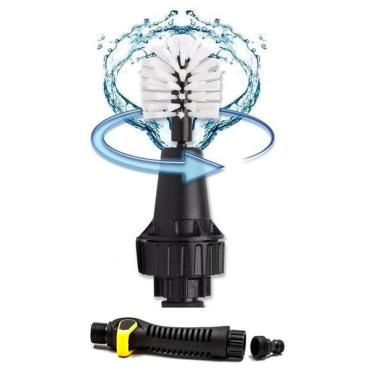 Imagem de Escova De Limpeza Automotiva Lava Rodas Pneu Carro E Moto