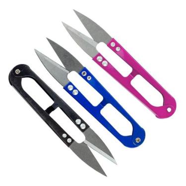 Imagem de 03 Tesouras Metal Corte Acabamento Bordados Crochê Tricô. - Evolvere, 