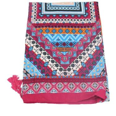 Imagem de Canga de Praia Fina Estampada Leve e Versátil para Verão - BAUARTE, Pi