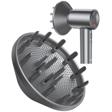 Imagem de Difusor de cabelo acessório difusor universal secador de cabelo, difusor de cabelo para cabelos cacheados e cabelos ondulados naturais